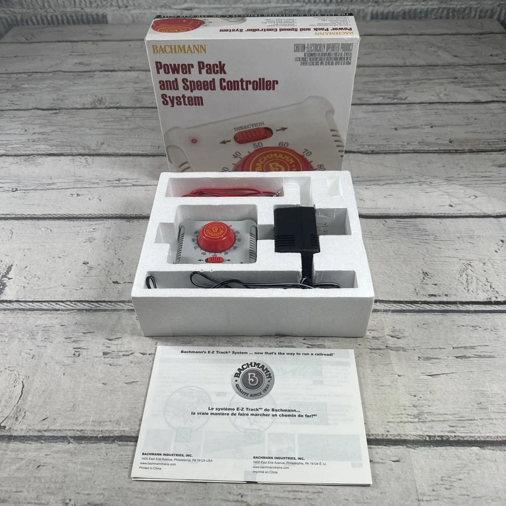 Bachmann 44212Power Pack w/Speed Controller DC Trains : N / HO / On30 Scale